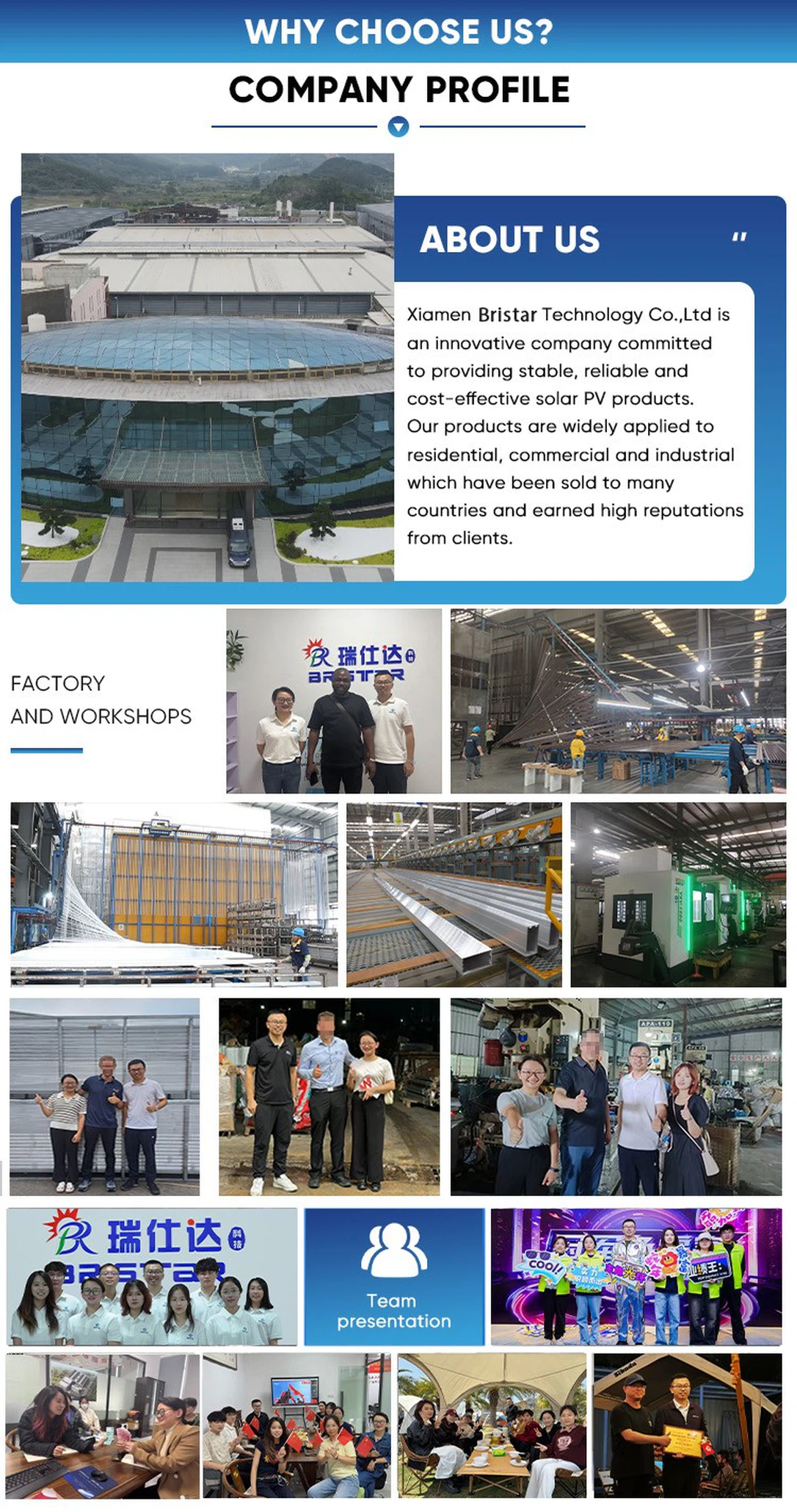 Solar Panel Rail Pv Clamp For Solar Roof company Solar Panel Rail Pv Clamp For Solar Roof company