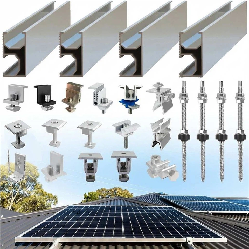 Solar Panel Rail Pv Clamp For Solar Roof manufacturers
