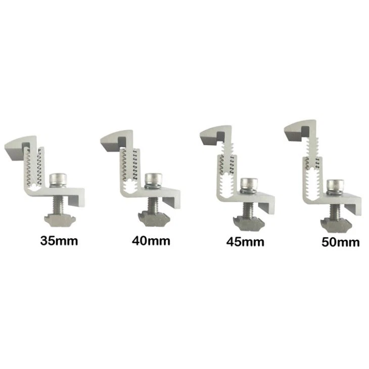 Adjustable Solar End Clamp Adjustable Solar End Clamp