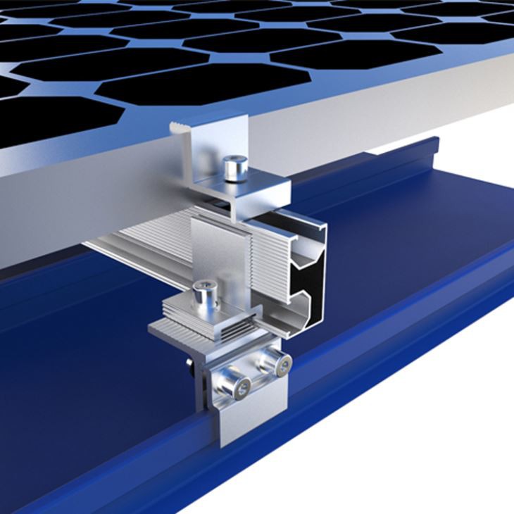 Rooftop Solar Mounting Structure