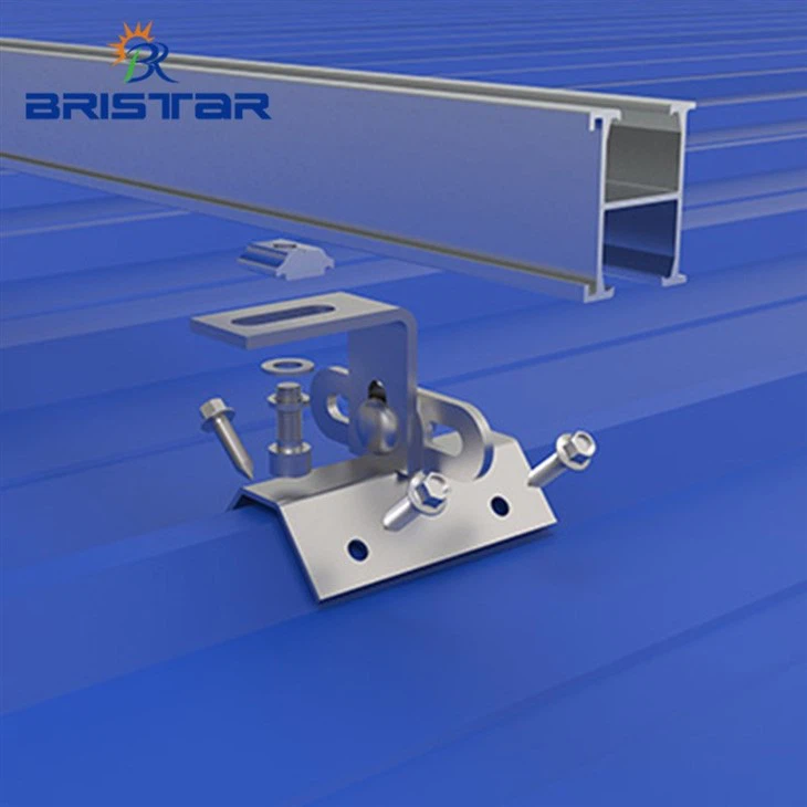pitched tin roof solar mounting structure pitched tin roof solar mounting structure