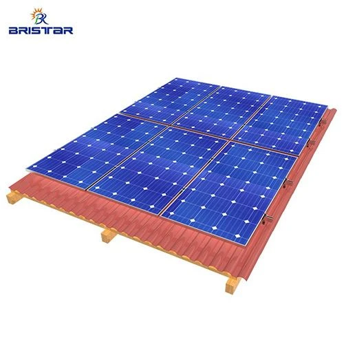 Bristar Factory Solar Panel Mounting Structure Clay Roof Tile Mounting Bracket Bristar Factory Solar Panel Mounting Structure Clay Roof Tile Mounting Bracket